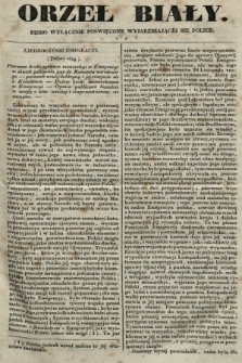 Orzeł Biały : pismo wyłącznie poświęcone wyjarzmiającéj się Polsce. R. 1, 1840, nr 4