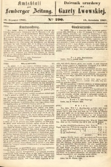 Amtsblatt zur Lemberger Zeitung = Dziennik Urzędowy do Gazety Lwowskiej. 1862, nr 290