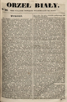 Orzeł Biały : pismo wyłącznie poświęcone wyjarzmiającéj się Polsce. R. 2, 1840, nr 28