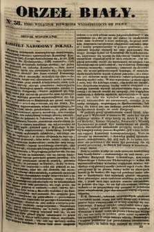 Orzeł Biały : pismo wyłącznie poświęcone wyjarzmiającéj się Polsce. R. 2, 1841, nr 38