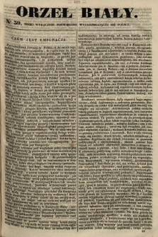 Orzeł Biały : pismo wyłącznie poświęcone wyjarzmiającéj się Polsce. R. 2, 1841, nr 39
