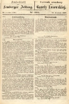 Amtsblatt zur Lemberger Zeitung = Dziennik Urzędowy do Gazety Lwowskiej. 1862, nr 292
