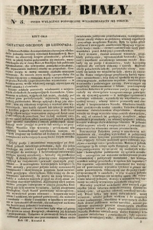 Orzeł Biały : pismo wyłącznie poświęcone wyjarzmiającéj się Polsce. R. 3, 1842, nr 5