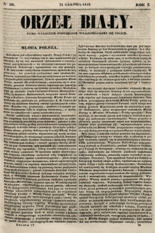 Orzeł Biały : pismo wyłącznie poświęcone wyjarzmiającéj się Polsce. R. 3, 1842, nr 20