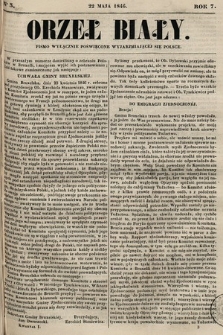 Orzeł Biały : pismo wyłącznie poświęcone wyjarzmiającéj się Polsce. R. 7, 1846, nr 3