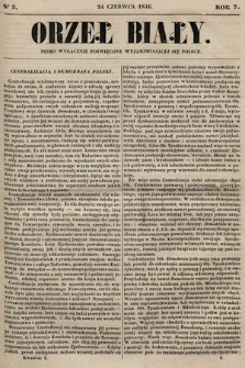 Orzeł Biały : pismo wyłącznie poświęcone wyjarzmiającéj się Polsce. R. 7, 1846, nr 5