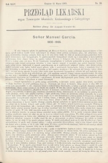 Przegląd Lekarski : organ Towarzystw lekarskich Krakowskiego i Galicyjskiego. 1905, nr 10