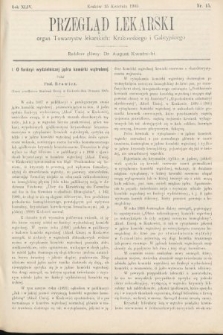 Przegląd Lekarski : organ Towarzystw lekarskich Krakowskiego i Galicyjskiego. 1905, nr 15