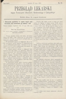 Przegląd Lekarski : organ Towarzystw lekarskich Krakowskiego i Galicyjskiego. 1905, nr 30