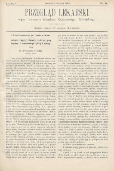 Przegląd Lekarski : organ Towarzystw lekarskich Krakowskiego i Galicyjskiego. 1905, nr 48