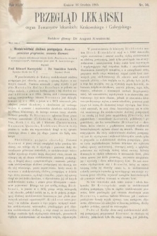 Przegląd Lekarski : organ Towarzystw lekarskich Krakowskiego i Galicyjskiego. 1905, nr 50