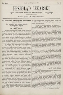 Przegląd Lekarski : organ Towarzystw lekarskich Krakowskiego i Lwowskiego. 1902, nr 3