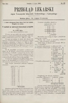 Przegląd Lekarski : organ Towarzystw lekarskich Krakowskiego i Lwowskiego. 1902, nr 27