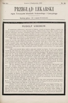 Przegląd Lekarski : organ Towarzystw lekarskich Krakowskiego i Lwowskiego. 1902, nr 40