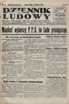 Dziennik Ludowy : organ Polskiej Partji Socjalistycznej. 1928, nr 2