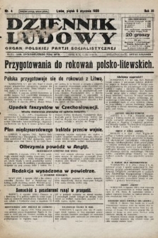 Dziennik Ludowy : organ Polskiej Partji Socjalistycznej. 1928, nr 4