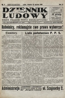 Dziennik Ludowy : organ Polskiej Partji Socjalistycznej. 1928, nr 8