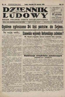 Dziennik Ludowy : organ Polskiej Partji Socjalistycznej. 1928, nr 20