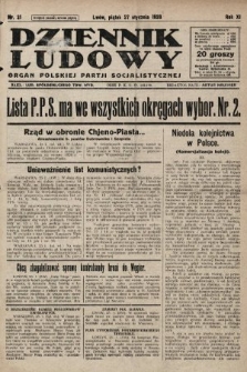 Dziennik Ludowy : organ Polskiej Partji Socjalistycznej. 1928, nr 21