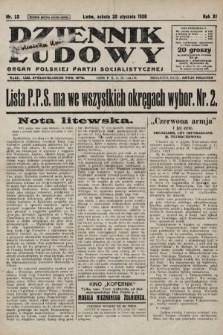 Dziennik Ludowy : organ Polskiej Partji Socjalistycznej. 1928, nr 22