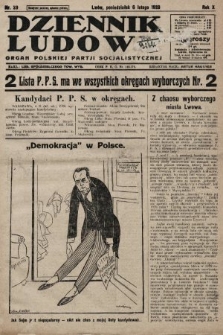 Dziennik Ludowy : organ Polskiej Partji Socjalistycznej. 1928, nr 29