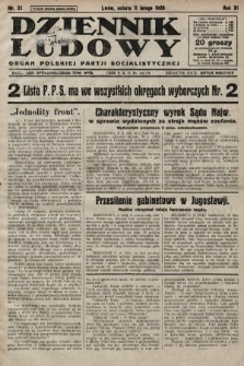 Dziennik Ludowy : organ Polskiej Partji Socjalistycznej. 1928, nr 33