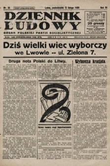 Dziennik Ludowy : organ Polskiej Partji Socjalistycznej. 1928, nr 35