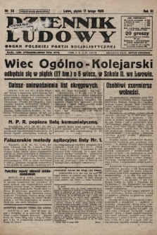 Dziennik Ludowy : organ Polskiej Partji Socjalistycznej. 1928, nr 38