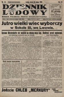 Dziennik Ludowy : organ Polskiej Partji Socjalistycznej. 1928, nr 42