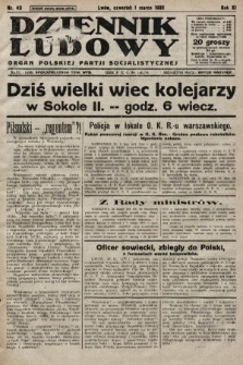 Dziennik Ludowy : organ Polskiej Partji Socjalistycznej. 1928, nr 49