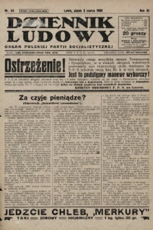 Dziennik Ludowy : organ Polskiej Partji Socjalistycznej. 1928, nr 50