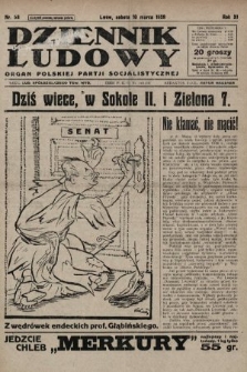 Dziennik Ludowy : organ Polskiej Partji Socjalistycznej. 1928, nr 58