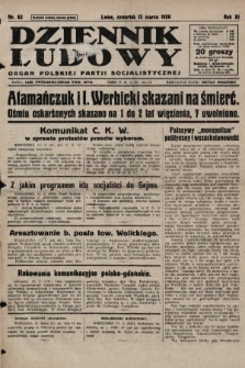 Dziennik Ludowy : organ Polskiej Partji Socjalistycznej. 1928, nr 62