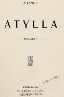 Atylla : tragedya