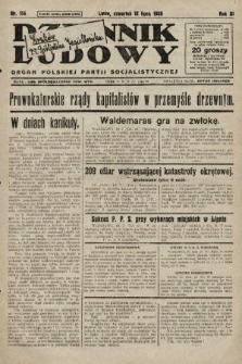 Dziennik Ludowy : organ Polskiej Partji Socjalistycznej. 1928, nr 156