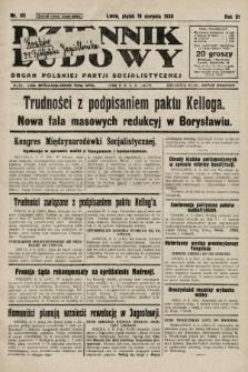 Dziennik Ludowy : organ Polskiej Partji Socjalistycznej. 1928, nr 181