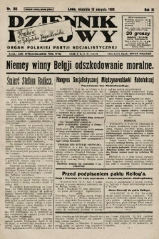 Dziennik Ludowy : organ Polskiej Partji Socjalistycznej. 1928, nr 183