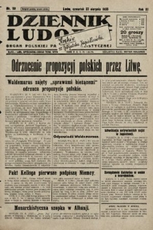 Dziennik Ludowy : organ Polskiej Partji Socjalistycznej. 1928, nr 191