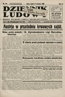 Dziennik Ludowy : organ Polskiej Partji Socjalistycznej. 1928, nr 210