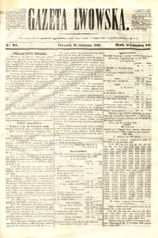 Gazeta Lwowska. 1869, nr 97