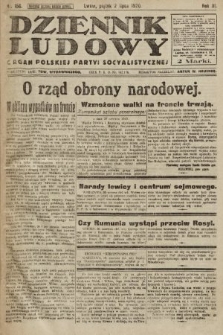 Dziennik Ludowy : organ Polskiej Partyi Socyalistycznej. 1920, nr 156