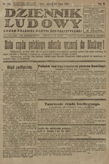 Dziennik Ludowy : organ Polskiej Partyi Socyalistycznej. 1920, nr 176