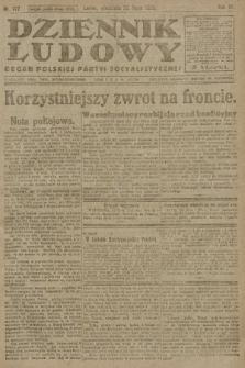 Dziennik Ludowy : organ Polskiej Partyi Socyalistycznej. 1920, nr 177