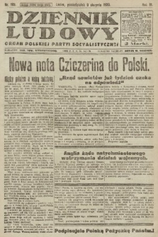 Dziennik Ludowy : organ Polskiej Partyi Socyalistycznej. 1920, nr 192