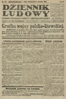 Dziennik Ludowy : organ Polskiej Partyi Socyalistycznej. 1920, nr 220