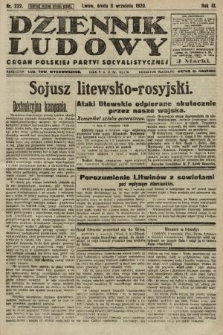 Dziennik Ludowy : organ Polskiej Partyi Socyalistycznej. 1920, nr 222