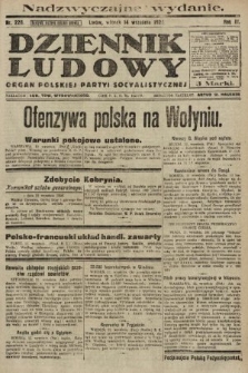 Dziennik Ludowy : organ Polskiej Partyi Socyalistycznej. 1920, nr 228