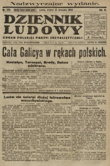 Dziennik Ludowy : organ Polskiej Partyi Socyalistycznej. 1920, nr 235