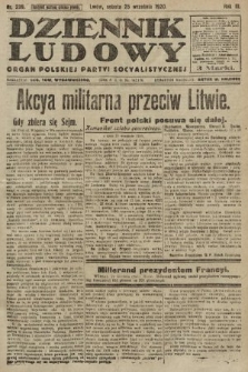 Dziennik Ludowy : organ Polskiej Partyi Socyalistycznej. 1920, nr 239
