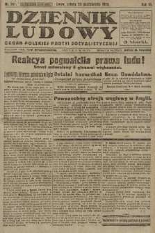Dziennik Ludowy : organ Polskiej Partyi Socyalistycznej. 1920, nr 267